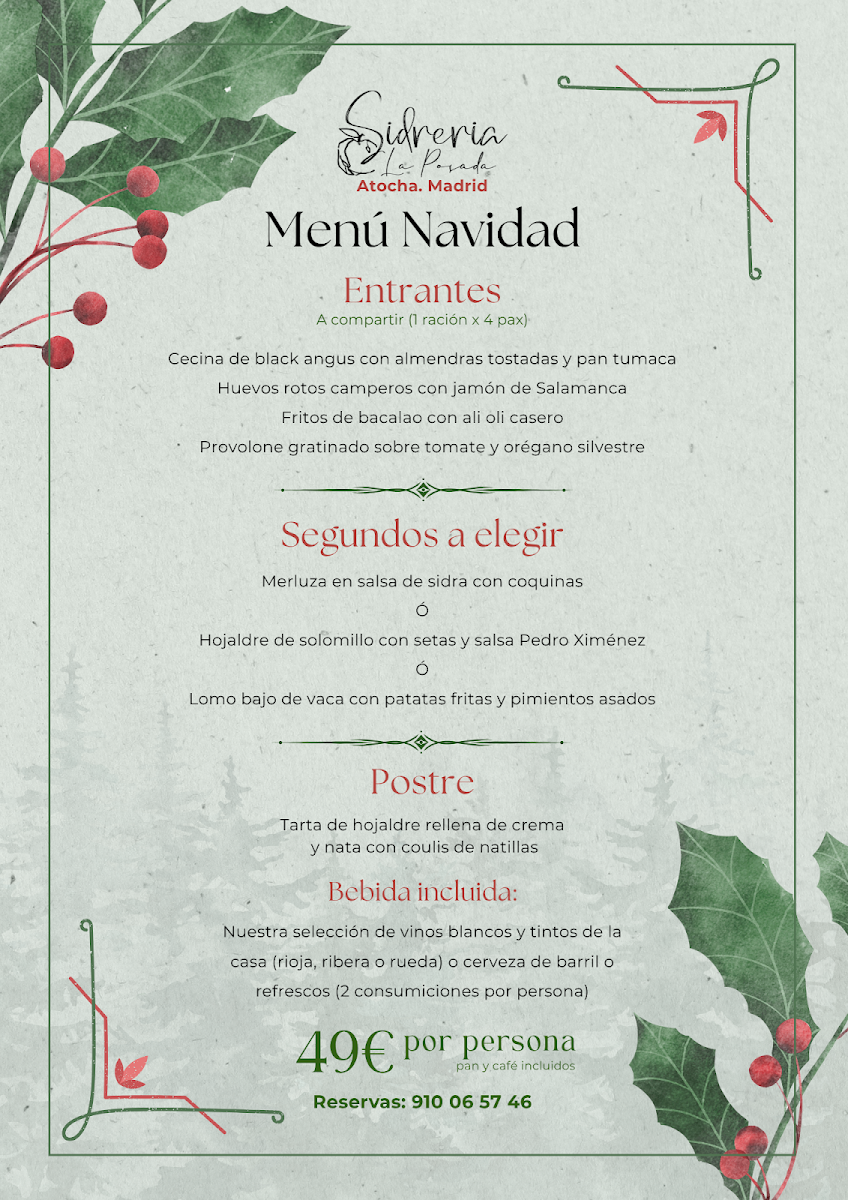 Menu Sidreria La Posada Atocha-1