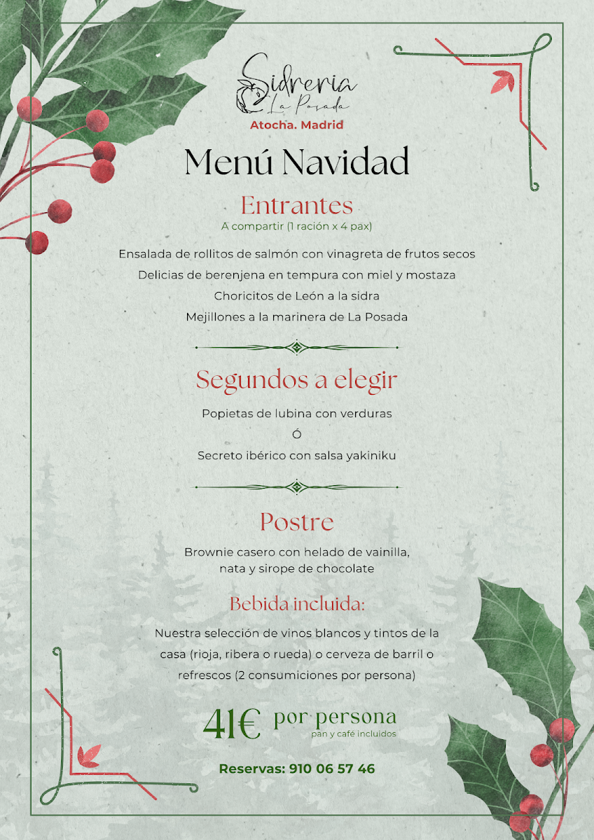 Menu Sidreria La Posada Atocha-2