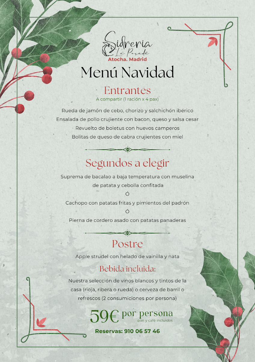 Menu Sidreria La Posada Atocha-3