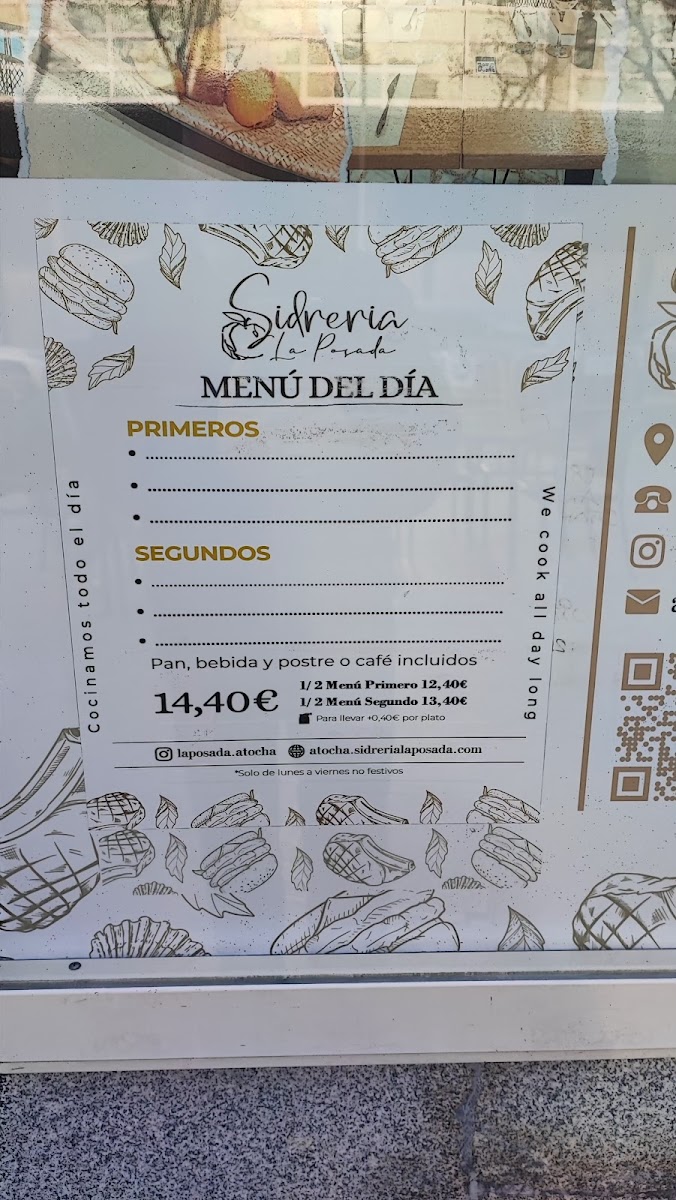 Menu Sidreria La Posada Atocha-7